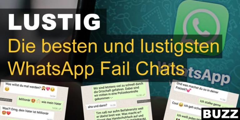 Die lustigsten und besten WhatsApp Fail Chats