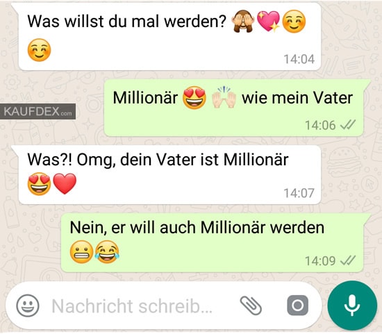 Will Millionär werden - WhatsApp Fail