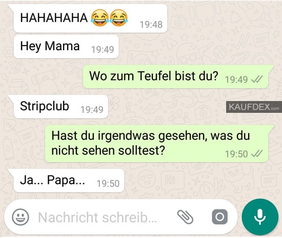 Wo steckst du? - WhatsApp Fail