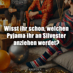 Wisst ihr schon, welchen Pyjama ihr an Silvester anziehen werdet?
