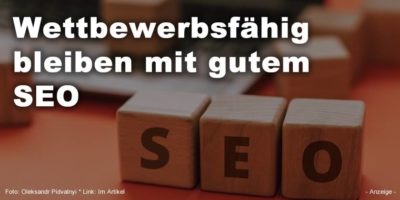 Wettbewerbsfähig bleiben mit gutem SEO