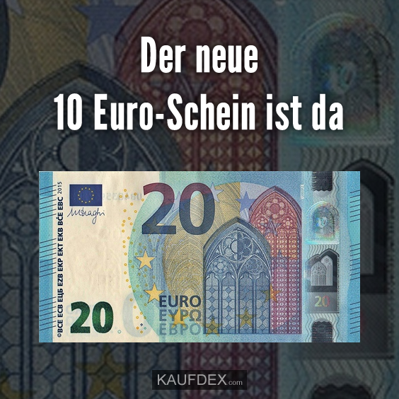 Der neue 10 Euro-Schein ist da