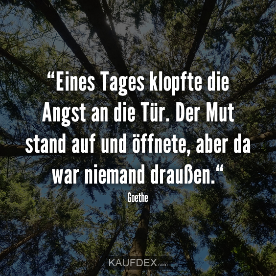 “Eines Tages klopfte die Angst an die Tür…