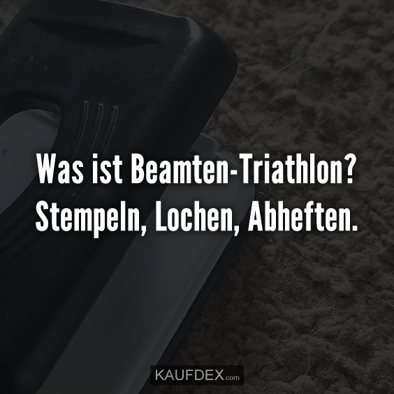 Was ist Beamten-Triathlon?