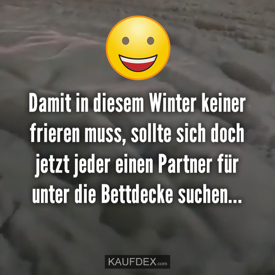 Damit in diesem Winter keiner frieren muss…