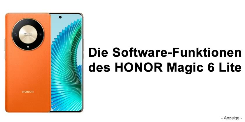 Die Software-Funktionen des HONOR Magic 6 Lite