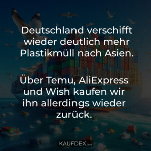 Über Temu, AliExpress und Wish kaufen wir ihn allerdings wieder zurück.