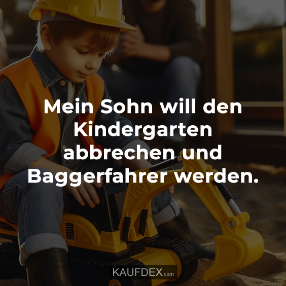 Mein Sohn will den Kindergarten abbrechen…