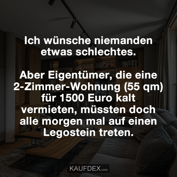 Ich wünsche niemanden etwas schlechtes…
