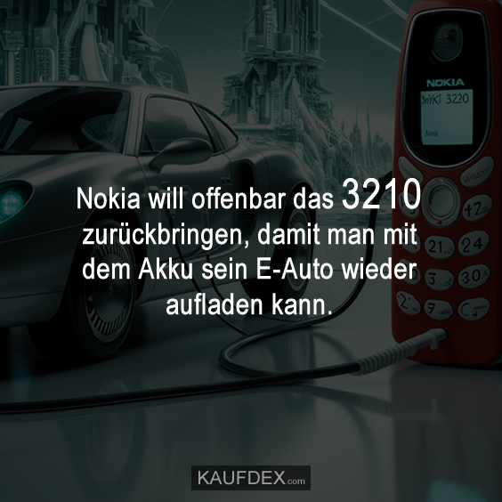 Nokia will offenbar das 3210 zurückbringen…