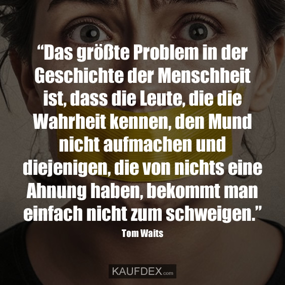 “Das größte Problem in der Geschichte der…