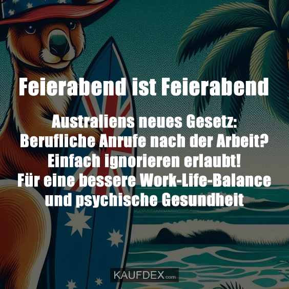 Feierabend ist Feierabend…