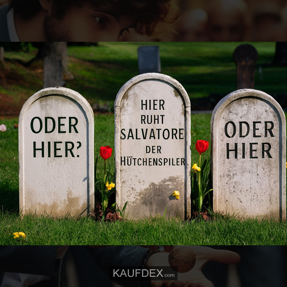Hier ruht Salvatore der Hütchenspieler...