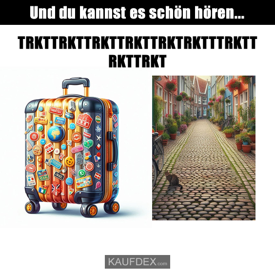 Und du kannst es schön hören... TRKTTRKTTRKTTRKTTRKTRKTTTRKTTRKTTRKT