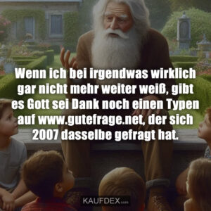 Wenn ich bei irgendwas wirklich gar nicht mehr weiter weiß, gibt es Gott sei Dank noch einen Typen auf www.gutefrage.net, der sich 2007 dasselbe gefragt hat.