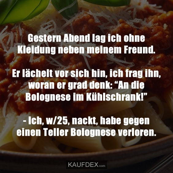 Gestern Abend lag ich ohne Kleidung neben meinem…