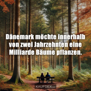 Dänemark möchte innerhalb von zwei Jahrzehnten eine Milliarde Bäume pflanzen.