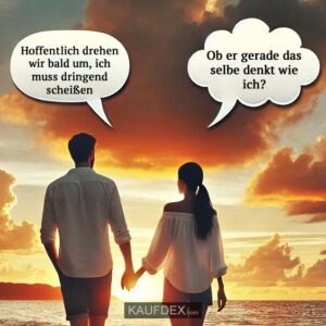 Ob er gerade das selbe denkt wie ich? Hoffentlich drehen wir bald um, ich muss dringend scheißen