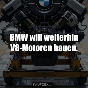 BMW will weiterhin V8-Motoren bauen.