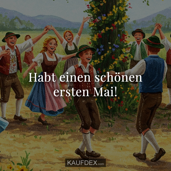 Habt einen schönen ersten Mai!