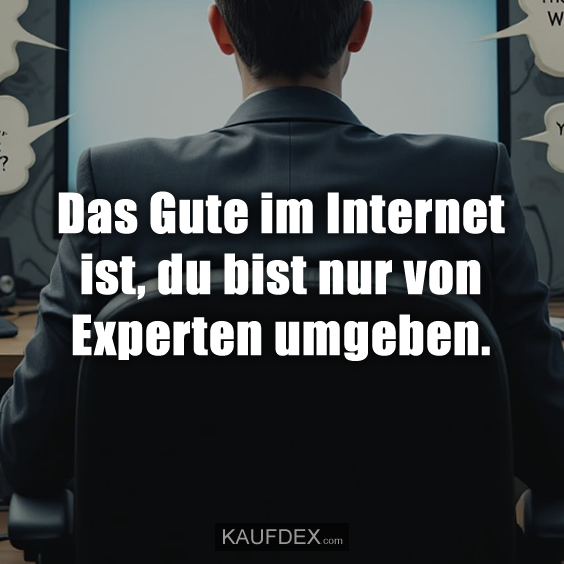 Das Gute im Internet ist…