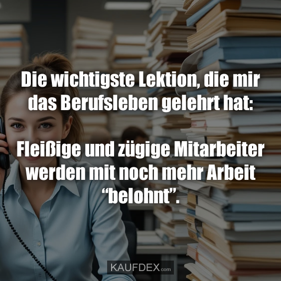 Die wichtigste Lektion, die mir das…