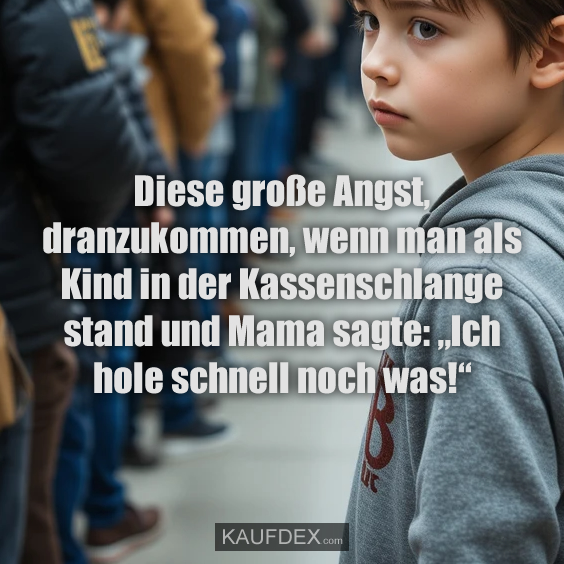 Diese große Angst, dranzukommen…