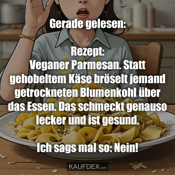 Gerade gelesen: Rezept: Veganer Parmesan…