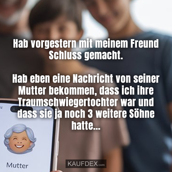 Hab vorgestern mit meinem Freund…