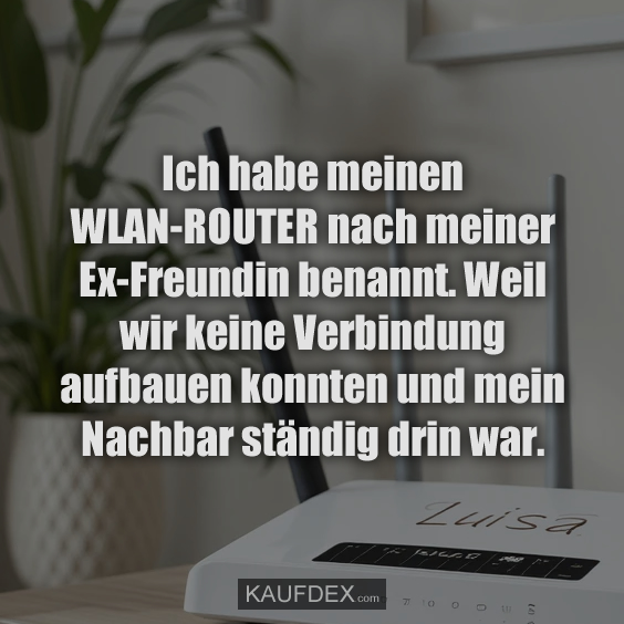 Ich habe meinen WLAN-ROUTER nach…