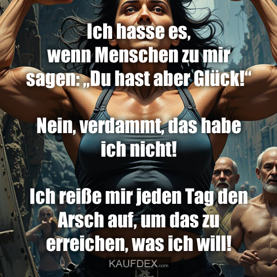 Ich hasse es, wenn Menschen zu mir sagen: