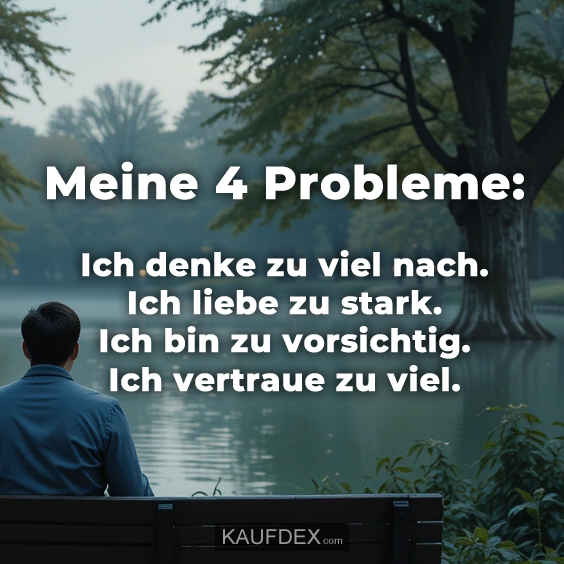 Meine 4 Probleme: