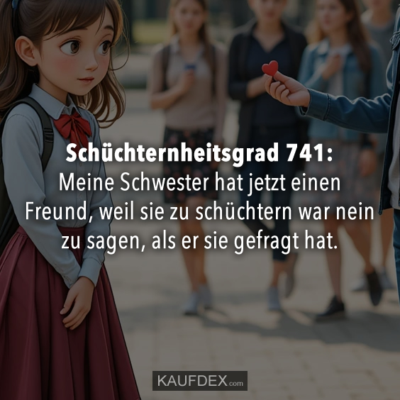 Schüchternheitsgrad 741: