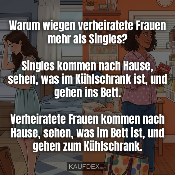 Warum wiegen verheiratete Frauen mehr…