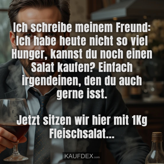 Ich schreibe meinem Freund: