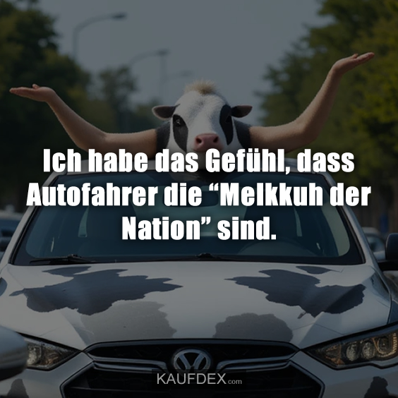 Ich habe das Gefühl, dass Autofahrer…