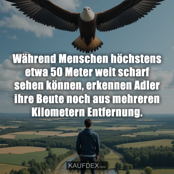 Während Menschen höchstens etwa 50…
