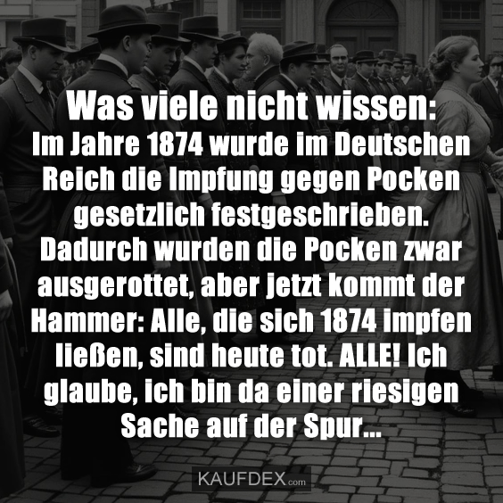 Was viele nicht wissen: Im Jahre 1874 wurde…