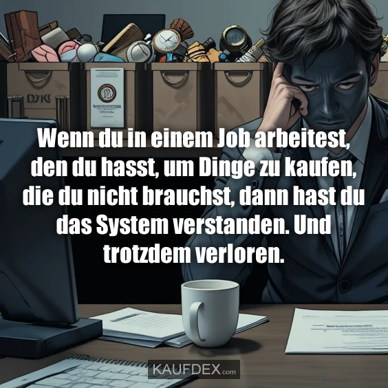 Wenn du in einem Job arbeitest…