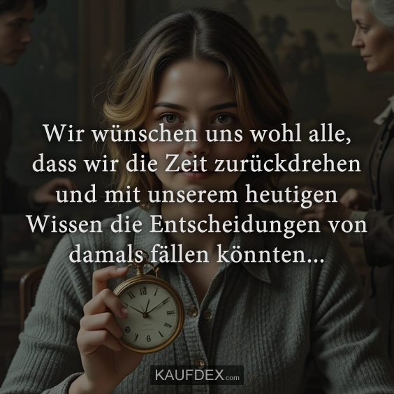 Wir wünschen uns wohl alle…
