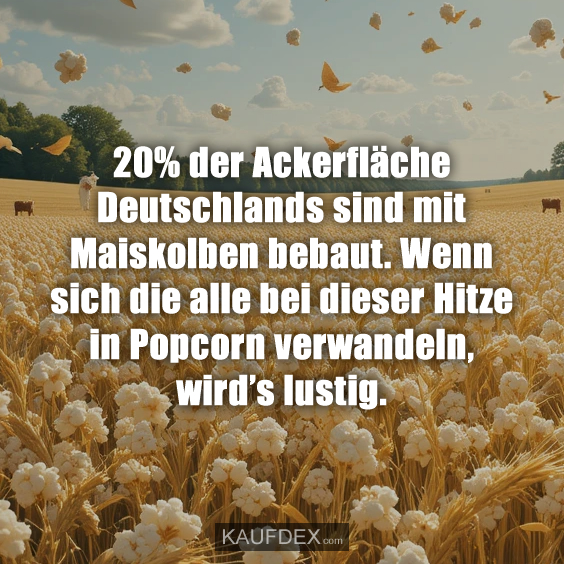 20% der Ackerfläche Deutschlands sind…