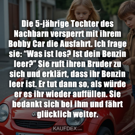 Die 5-jährige Tochter des Nachbarn versperrt…
