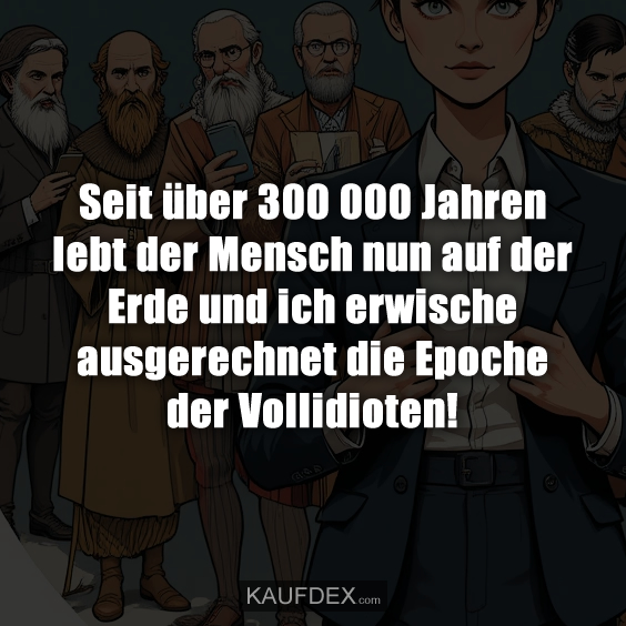 Seit über 300 000 Jahren lebt der…