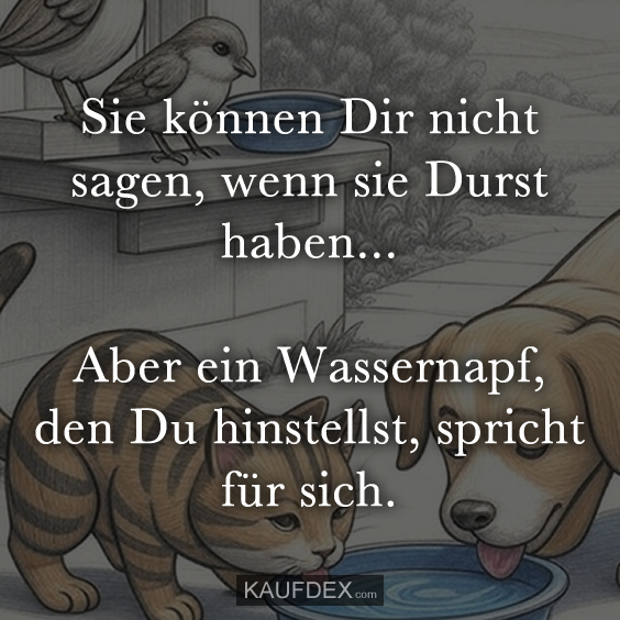 Sie können Dir nicht sagen, wenn sie…