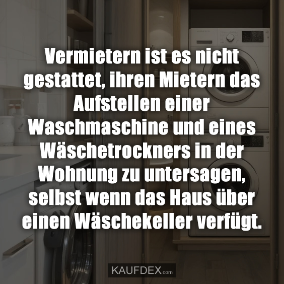 Vermietern ist es nicht gestattet, ihren…