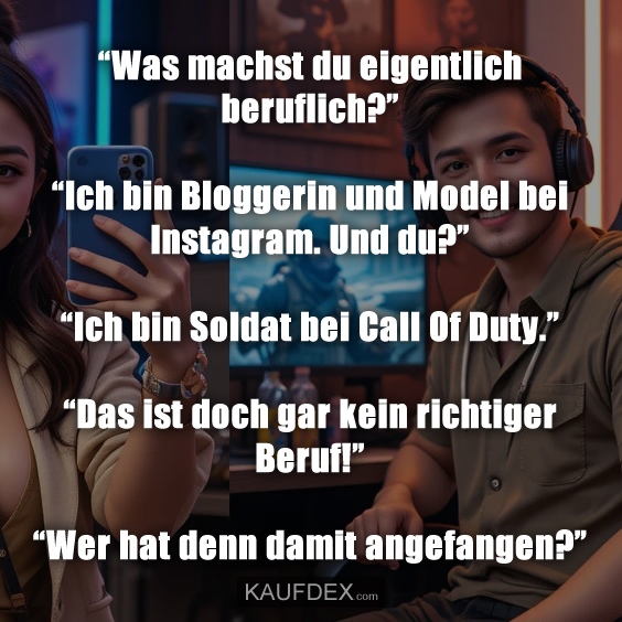 “Was machst du eigentlich beruflich?”