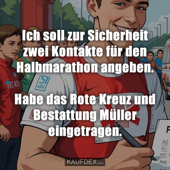 Ich soll zur Sicherheit zwei Kontakte…