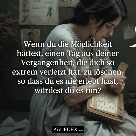 Wenn du die Möglichkeit hättest…