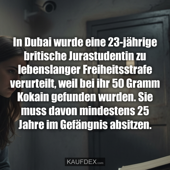 In Dubai wurde eine 23-jährige…
