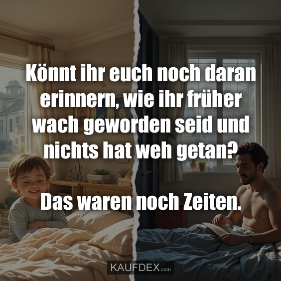 Könnt ihr euch noch daran erinnern…